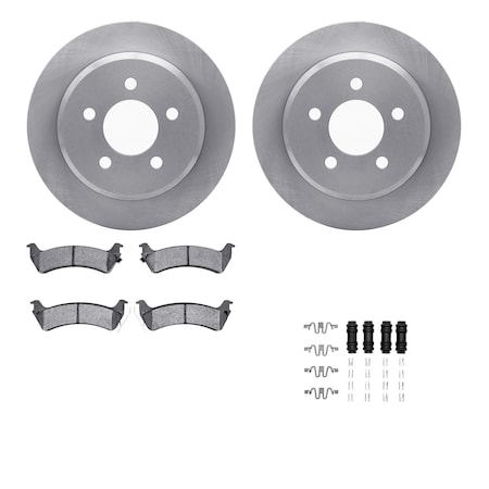 6312-42020, Rotors With 3000 Series Ceramic Brake Pads Includes Hardware